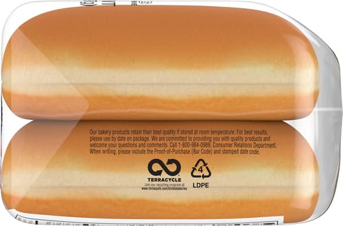 Ball Park White Hot Dog Buns, 8 Count, Hot Dog Buns, 14 Oz Bag
