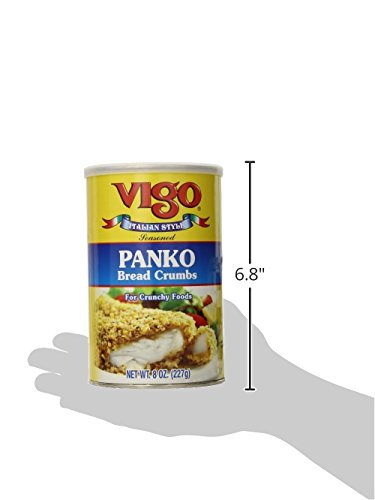 Vigo Italian Style Seasoned Panko Bread Crumbs, 8 Ounce