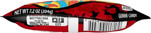 Trolli Sour Brite Crawlers Candy, Fruit Punch Flavored Sour Gummy Worms, 7.2 Ounce (Pack of 2)