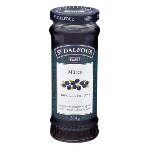 St. Dalfour 100% All Natural Fruit Conserve, Black Raspberry, 10 Ounce (Pack of 6)