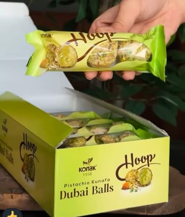 Dubai Chocolate Balls - With Kunafe Delicious And Concentrated Flavor - Perfect As A Nice Gift, Office Greeting, Friends Gathering, 1 Pack - 250G Total 8.8 Oz