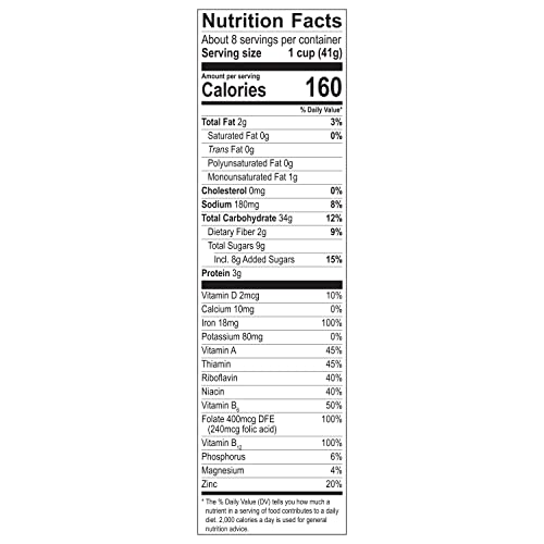 Honey Bunches Of Oats Cinnamon Bunches, Heart Healthy, Low Fat, Made With Whole Grain Cereal, 12 Ounce