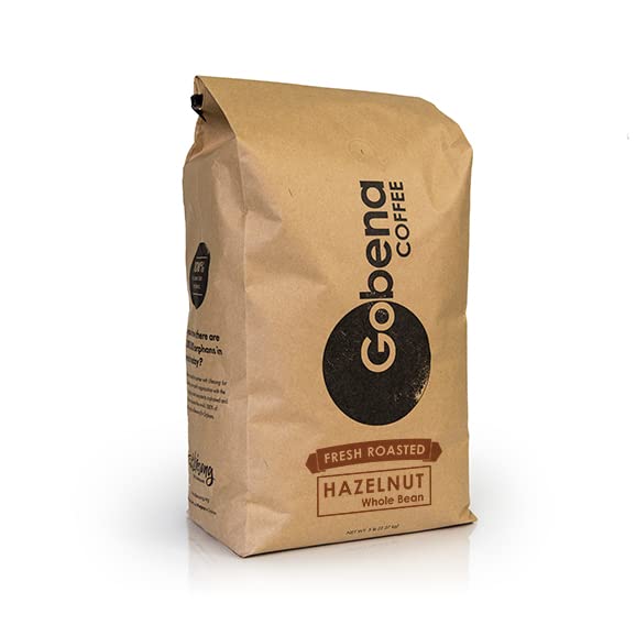 5Lb Hazelnut Whole Bean Medium Roast Coffee  100% Arabica Coffee  80Oz  Bulk (Hazelnut)