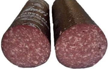 Gourmet Market German Cervelat Salami - 2.5Lbs to 2.7Lbs Average Weight, 3.7Lbs Total Size