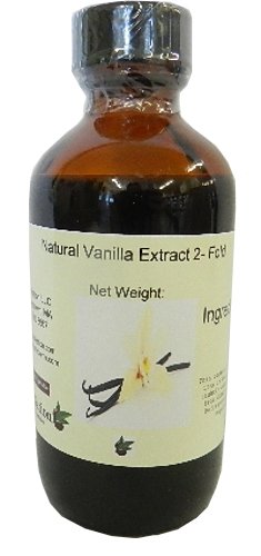 OliveNation 2X Natural Bourbon Vanilla Flavor - Double Strength Vanilla for Baking, Cooking, Ice Cream, Frosting, Non-GMO, Koshe