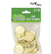 Fun Cute St. Patricks (Bonus Glitter SHIMMERS) St Patricks Day Decoration Shamrock Coins, 30-ct. Packs