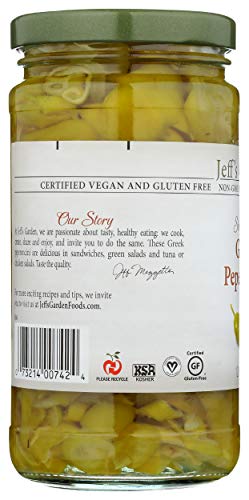Jeffs Naturals Sliced Golden Greek Peperoncini, 12 Fz