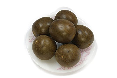Popular Asian Herb Nourishing Lungs 6 Pieces Dried Luo Han Guo/ Monk Fruit 羅漢果 罗汉&#X679C