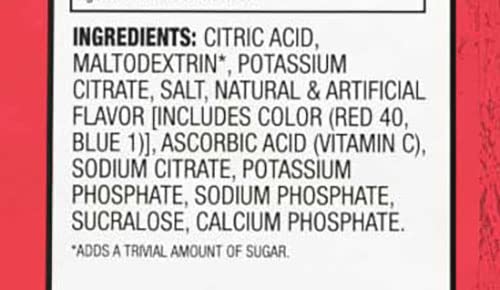 Sqwincher Zero Qwik Stik, Sugar Free, Low Calorie, Low Sodium Electrolyte Replacement Powder Hydration Drink Mix, Fruit Punch, 0