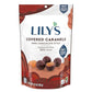 Lilys Dark Chocolate Style No Sugar Added, Covered Caramels Bag, 3.5 Oz