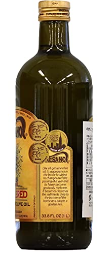 Paesanol Extra Virgin Oil Olive Unfiltered 33.8 Fl Oz