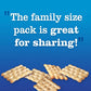 Chicken in a Biskit Original Baked Snack Crackers, Lunch Snacks, Family Size, 12 oz