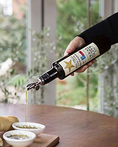 TEXAS HILL COUNTRY OLIVE CO. Extra Virgin Olive Oil - Cold Pressed - 16.9 Fl Oz (Pack of 2) - Gourmet Cooking & Finishing Oil
