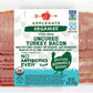 Applegate Organic Hickory Smoked Uncured Turkey Bacon, 8oz - All-Natural, Gluten-Free, 8 Ounce (Pack of 1)