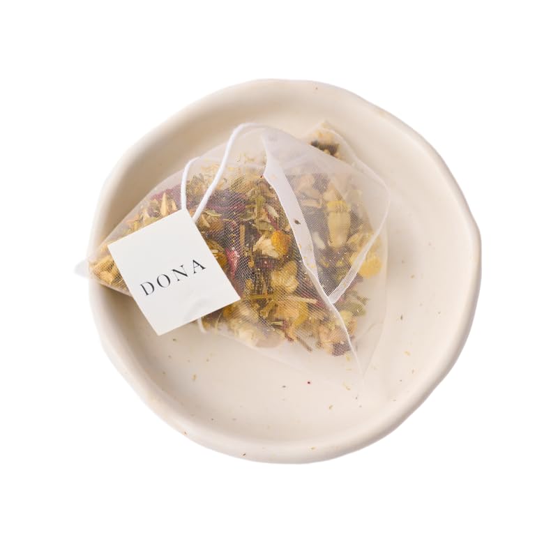 Dona Single Origin, Premium Blended Teas Conveniently Packaged In Plant-Based Sachets, Canister Of 12 Sachets/Teabags (Flirt)