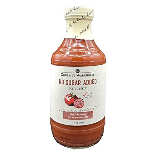 Gourmet Warehouse No Sugar Added Ketchup And Sugar Free Bbq Sauce, Handcrafted In Small Batches Gluten-Free, Hfcs-Free, Keto Fri