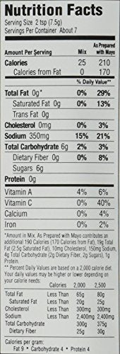 Concord Foods Coleslaw Mix, 1.87 Ounce (Pack Of 18)