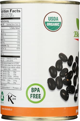 Bioitalia Black Beans (12x14 OZ)