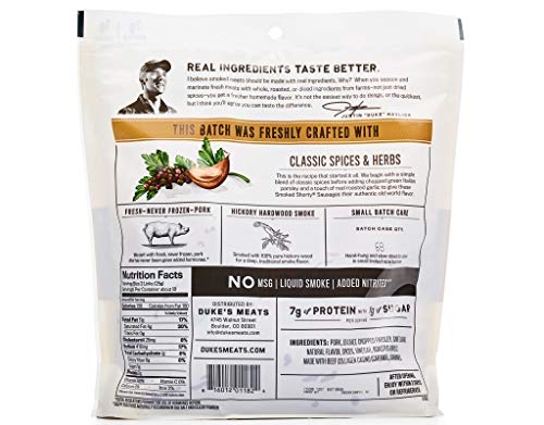 Dukes Smoked Shorty Sausages, Original Recipe, 16 oz, 2 Pack