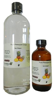 Olivenation Pineapple Extract From Natural Flavors, Tropical Aroma & Taste For Baking, Beverages, Frosting, Sugar Free, Non-Gmo, Kosher, Vegan - 2 Oz