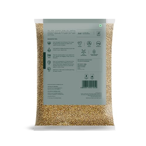 The Millet Company 500G Unpolished Combo Pack Of 5, Browntop, Foxtail, Kodo, Barnyard, And Little Millet [2.5Kg Total], Natural