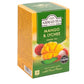 Ahmad Tea Mango & Lychee Flavored Green Tea with Fruit Pieces, 20 Count, Pack of 6