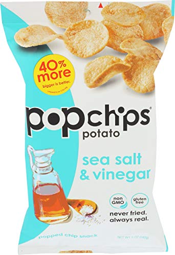 Popchips Chips Sea Salt & Vinegar 5 Oz