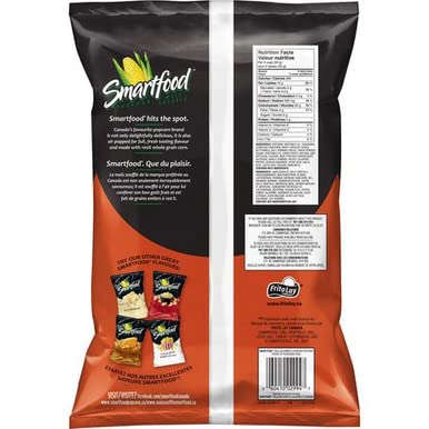 Frito Lay Smartfood Jalapeno & Cheddar Ready To Eat Popcorn 180G/6.34Oz Imported From Canada