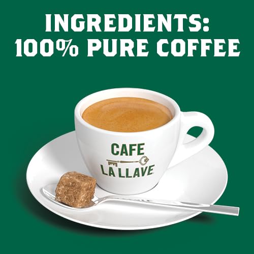 Cafe La Llave Espresso (10 ounce can) Dark Roast Coffee