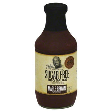 G Hughes BBQ Sauce, Maple Brown, Gluten-Free, 18 oz