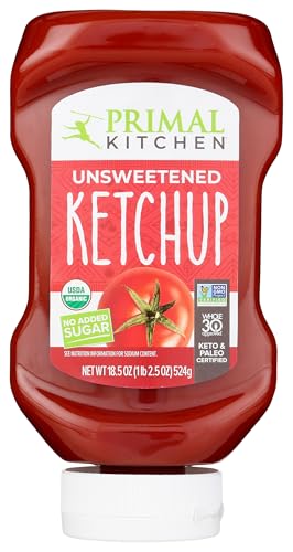 Primal Kitchen Organic Unsweetened Squeeze Ketchup, 18.5 Oz