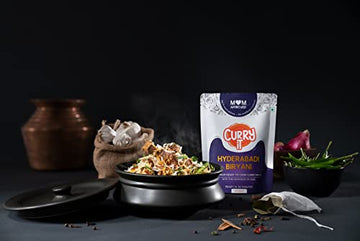 Curryit Ready To Cook Hyderabadi & Lucknowi Biryani Indian Masala Gravy | Made With Ghee Combo Pack (250Gx2) | Ready In 30 Minut