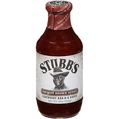 Stubbs Smokey Brown Sugar BBQ Sauce, 18 oz, Pack of 1, Sweet Flavor