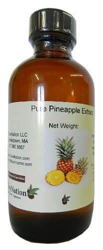 OLIVENATION Pineapple Flavor Extract - Natural, Sugar-Free, Non-GMO, Vegan - 16 Fl Oz