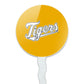 East Texas Baptist University Secondary Logo Cupcake Picks Toppers Decoration Set Of 6