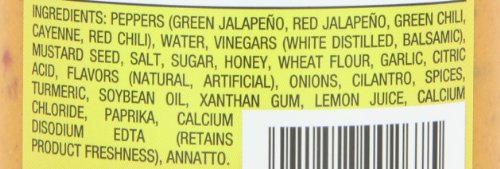 Beaver Jalapeno Mustard, 13 Ounce Squeeze Bottle (Pack Of 6)