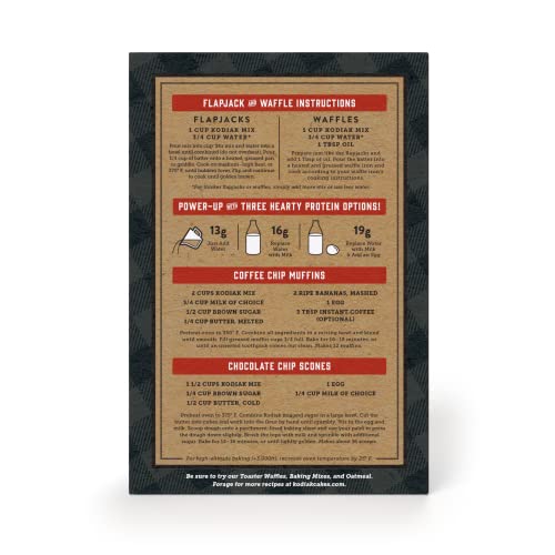 Kodiak Cakes Flapjack & Waffle Mix - Case of 6 - 18 OZ (6x18 OZ)
