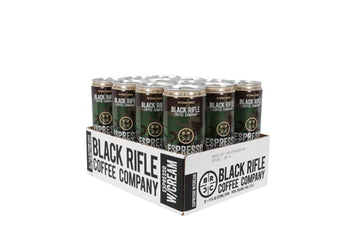 Black Rifle Coffee Ready To Drink Espresso with Cream, 12 Count, 11 Fl Oz, Gluten Free, 200mg Caffeine, Supports Veterans