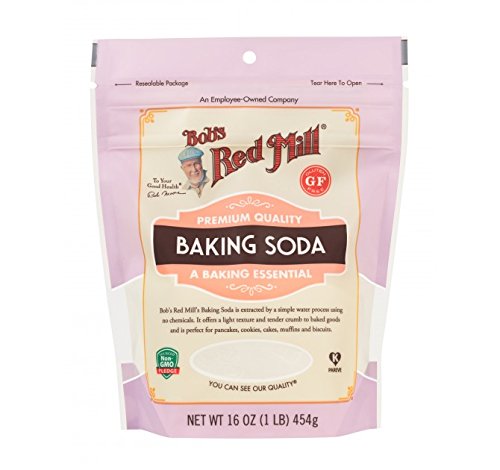 Bobs Red Mill Pure Baking Soda - 450g (Case of 4) - Premium Quality, 16 Ounce Packs