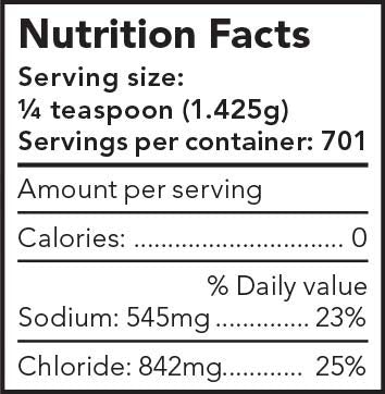 Original Himalayan Salt Crystal - Fine Granulated Culinary Salt for Cooking, Food Preparation and Health with 84 Trace Minerals
