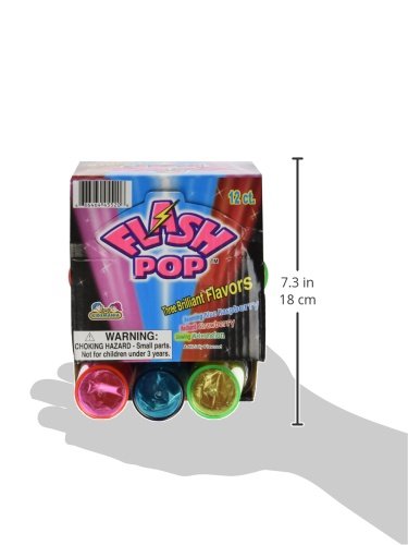 Kidsmania Flash Pop Novelty Lollipop (Pack Of 12)