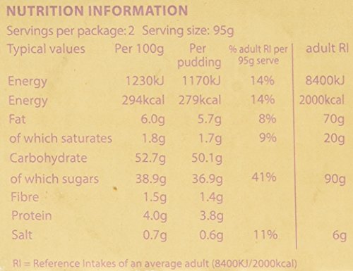 Auntys Spotted Dick Pudding - 95G - 2 Count