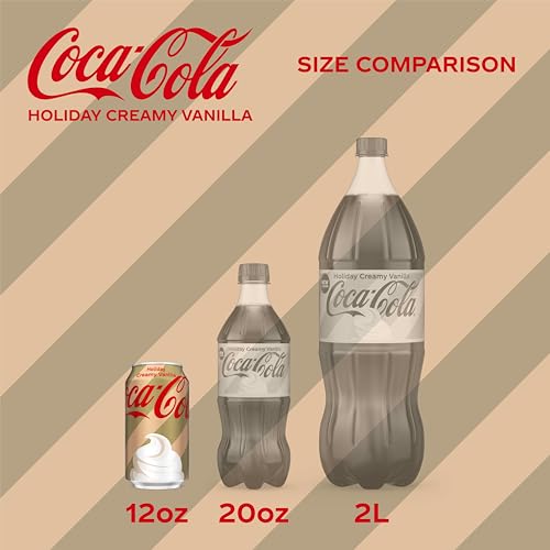 Coca-Cola Holiday Creamy Vanilla Fridge Pack Cans  12 fl oz  12 Pack