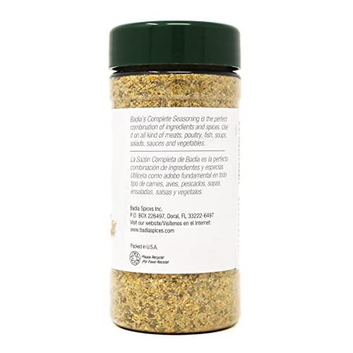 Badia Complete Seasoning, All-Purpose Spice Blend For Cooking, Grilling & Marinades Perfect Flavor Enhancer, 6 Oz (Pack Of 1)