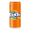 Fanta Orange Flavored Cold Drink | Soft Drink With Added Orange Flavour | Delicious Orangey Flavor| Recyclable Can, 300 Ml