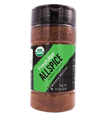 Freshjax Organic Spices (Allspice Ground - Large Bottle)