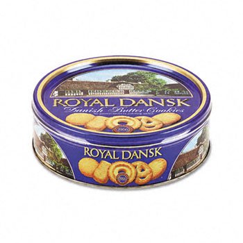 Ragold Danish Butter Cookies, Tin 12oz, Brown, Model OFX53005