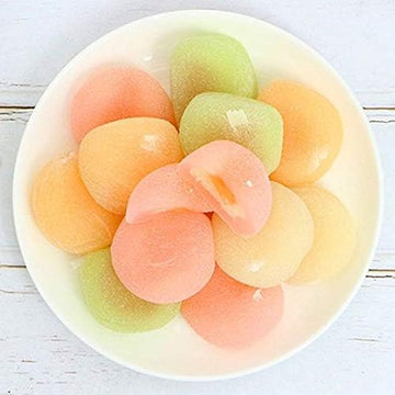 Japanese Mochi Fruit Rice Cakes Daifuku Sweet Dessert 19.3 Oz - 3 Variety Packs Strawberry Mango Grape Mochi Snack Bites Asian S