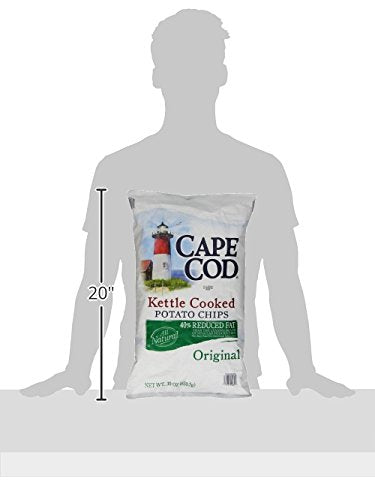 Cape Cod Original Reduced Fat Potato Chips, 30 Ounce