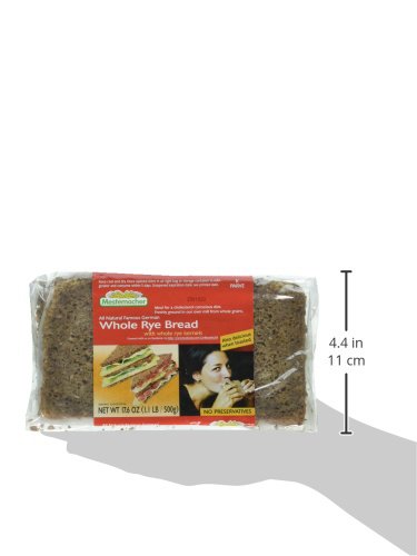 Mestemacher Rye Whole Bread, 17.6 Ounce - 1 each.